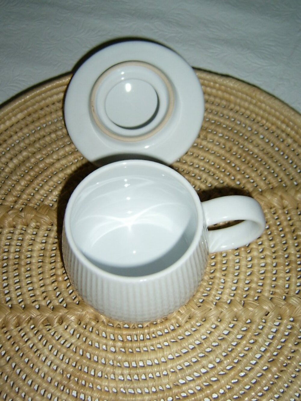 World Market Lidded Ceramic Mushroom Cup, NEW - Picture 2 of 4
